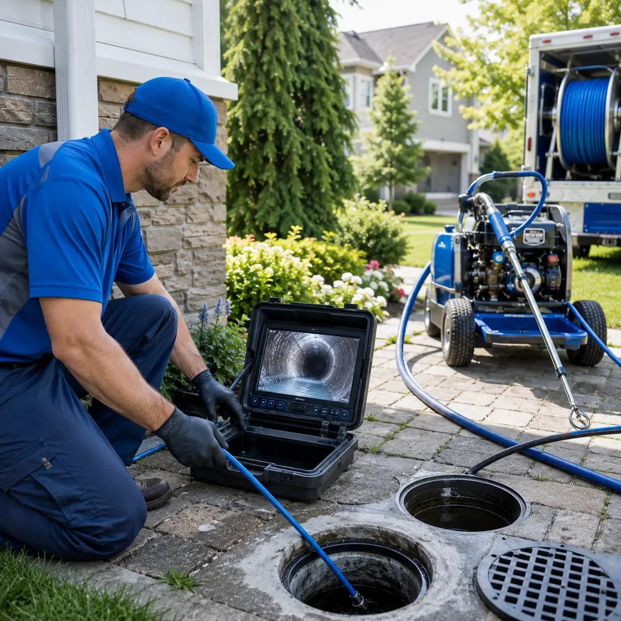 Outdoor drain cleaning professionals serving Sand Lake, NY